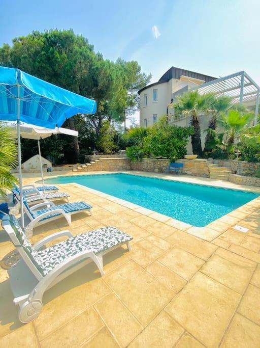 Atlantide - Somptueuse Villa Classee 4 Etoiles - Saint-Clair - Vue Exceptionnelle - Piscine Сет Экстерьер фото